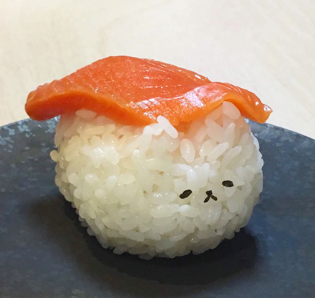 Nigiri saumon stylisé